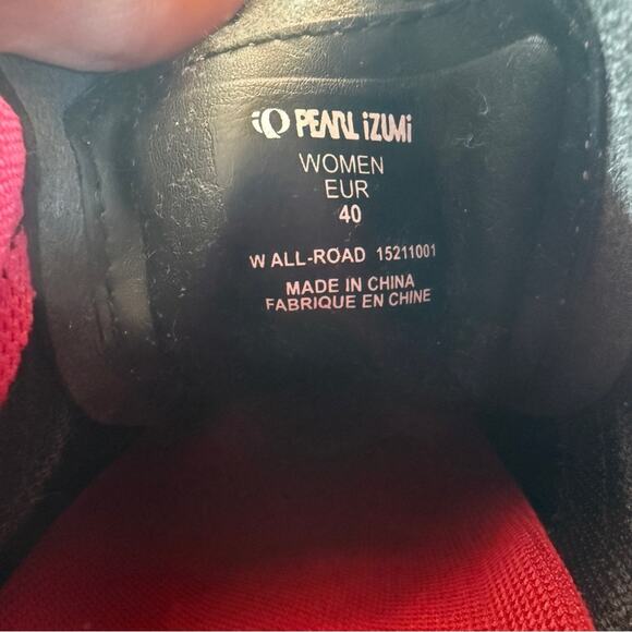 Pearl Izumi Women’s All-Road Cycling Shoes EUR 40 Black Pink SPD Cleats - Picture 10 of 10